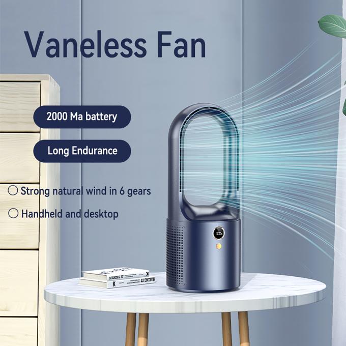 Classic Handheld Bladeless Fan Air Circulation With Air Purifier 1