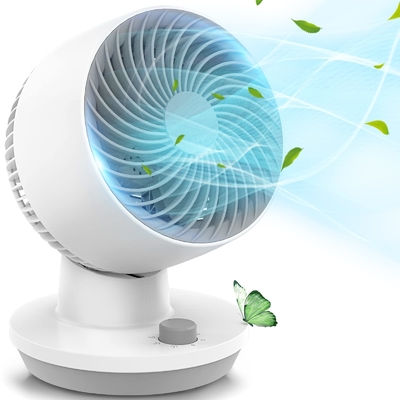 Portable Desktop Air Circulating Fan 8.5x12 Inch With 3 Speeds