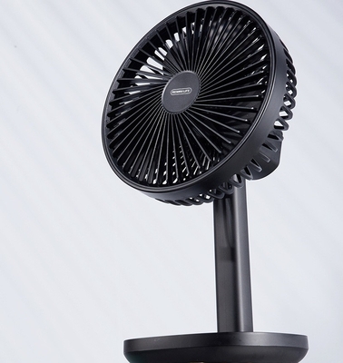 Rechargeable Table Top Fan 506g Button Control 3 Speeds