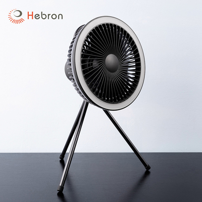 7800mAh Portable Camping Fan Four Position Adjustable Rechargeable Pedestal Fan Tripod