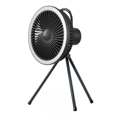 7800mAh Rechargeable Electric Mini Tripod Fan Outdoor Camping With LED Light