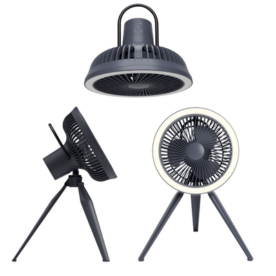 Hebron Tripod Portable Fan Outdoor 4 Speed Strong Wind With LED Light Timing