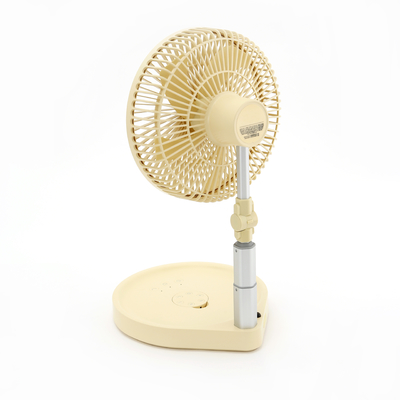 10 In USB Rechargeable Folding Fan Outdoor Timer Desk Pedestal Fan With 10000mAh