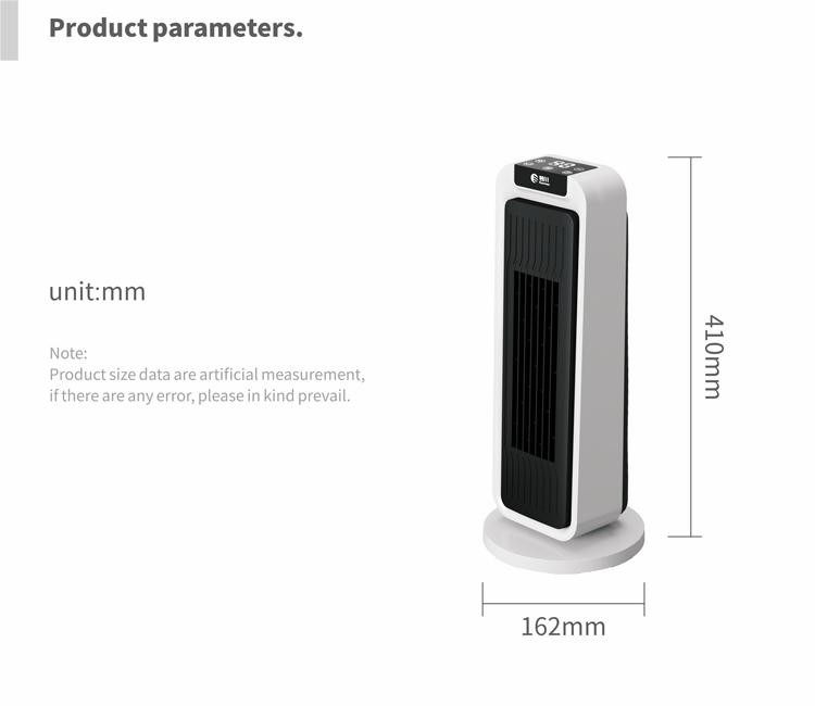 Oscillating Ceramic Electric Heater With Timer 1-4h Over Heating / Falling Protection 0