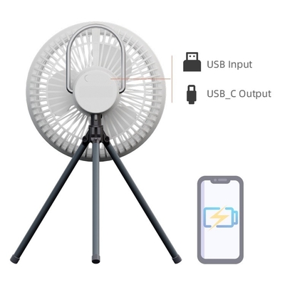 China Usb 12 Inch Outdoor Camping Fan Portable With 7800mAh Battery