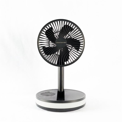 China HEBRONFAN Pedestal Table Fan Multifunction Desktop Cooling  Rechargeable with Remote Control