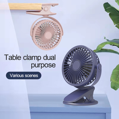 China 10000mah Battery Rechargeable Clip Fan 3 Watts For Desktop