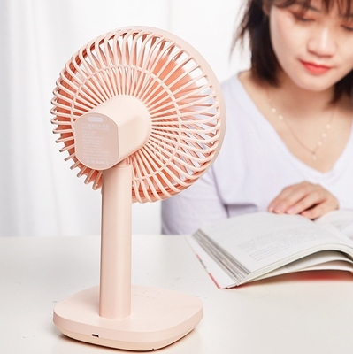 China DC5V Rechargeable Table Fans Bedroom Battery Operated Desk Fan