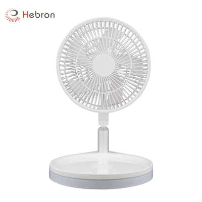 Plastic USB Rechargeable Foldable Fan Wireless With 3.7V 10000mAh Battery