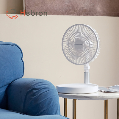 Hebron Remote Control Rechargeable Stand Fan 3.7V 10000mAh Battery USB Foldable Fan