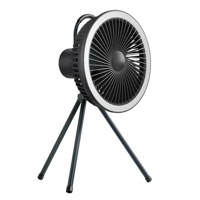 China 7800mAh USB Rechargeable Portable Camping Fan Strong Wind Silent Tripod Oscillating Fan