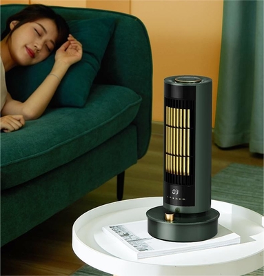 Waterproof IP44 Portable Electric Fan Heater Customizable Standing Oscillating Heater